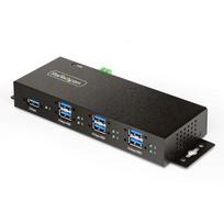 StarTech.com 5G7AINDRM-USB-A-HUB interface hub USB 3.2 Gen 1 (3.1 Gen 1) Type-B 5000Mbit/s Black