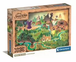 Puzzles 1000 elements Compact Story Maps Snow White