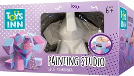 Painting studio figure Elephant piggy bank
