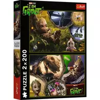 Puzzle 2x200 elements Groot Guardians of the Galaxy Marvel