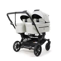 Emmaljunga Double Sento Urban Pearl Tik lopšių ir važiuoklės komplektas