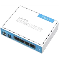 Bevielio tinklo įranga MikroTik RB941-2 hAP lite classic RouterOS L4 32MB RAM, 4xLAN,2.4GHz 802.11b/g/n