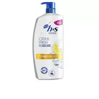H&S CITRUS FRESH šampūnas nuo pleiskanų riebiems plaukams 1000 ml dozatorius