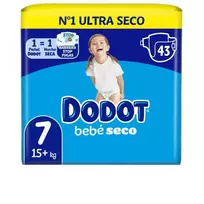DODOT STAGES 7 dydžio sauskelnės 15-24 kg 43 u