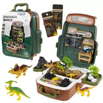 WOOPIE "Dinozaurų pasaulio" lagaminas - mokomasis dinozaurų tyrinėjimo rinkinys