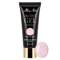 Poligelis akrilo gelis Molly Nails, Pink Sparkle, 30 ml