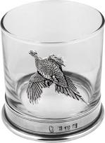 "English Pewter Company" viskio taurė su alavo pagrindu ir fazano motyvu [PHS104]