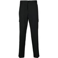 Laisvalaikio kelnės vyrams, Juoda, Rich travel wool cargo pants