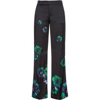 Kelnės moterims, Juoda, Poitiers floral-print trousers