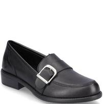 Loaferiai moterims, Juoda, LOAFERS POP