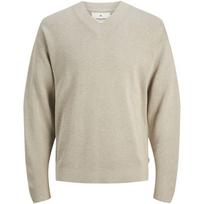Megztinis vyrams, Smėlio, JPRBLABOLT KNIT V-NECK