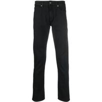 Aptempti džinsai vyrams, Juoda, Slim fit rinse black