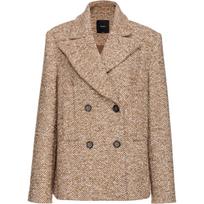 Paltas moterims, Ruda, Double-breasted coat