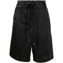 Šortai vyrams, Juoda, Tape logo shorts