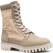 Aulinukai moterims, Smėlio, CASUAL LACE UP BOOT