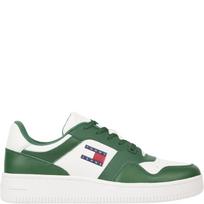 Laisvalaikio bateliai vyrams, Žalia, Retro basket sneaker