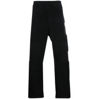 Laisvalaikio kelnės vyrams, Juoda, Fleece blocking cargo pants