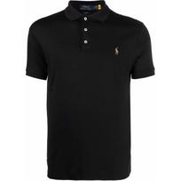 Polo marškiniai trumpos rank. vyrams, Juoda, Short sleeve knit