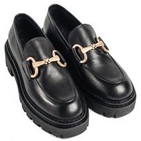 Loaferiai moterims, Juoda, Bea loafers