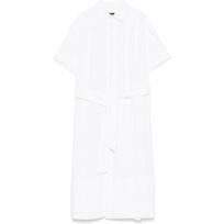 Midi suknelė moterims, Balta, Short sleeve-day dress