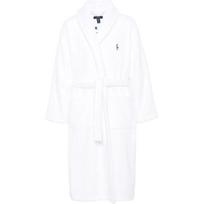 Chalatas vyrams, Balta, L/s shawl-sleep-robe