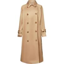 Paltas moterims, Smėlio, Double-Breasted Trench Coat