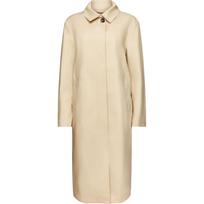 Paltas moterims, Smėlio, Midi Car Coat