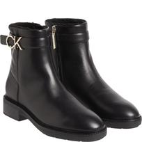Aulinukai moterims, Juoda, RUBBER SOLE ANKLE BOOT HW