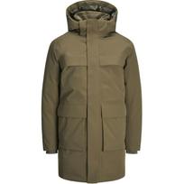 Pūkinis paltas vyrams, Ruda, Wave parka