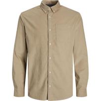 Marškiniai ilgomis rankovėmis vyrams, Ruda, Classic cord shirt
