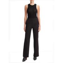 Kelnės moterims, Juoda, Cotton stretch boot trouser