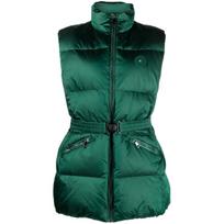 Pūkinė liemenė moterims, Žalia, Two tone statement puffer vest