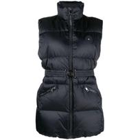 Pūkinė liemenė moterims, Mėlyna, Two tone statement puffer vest