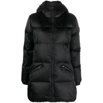 Pūkinė striukė moterims, Juoda, Two tone statement puffer