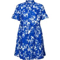 Mini suknelė moterims, Mėlyna, a-line mini Mini dress