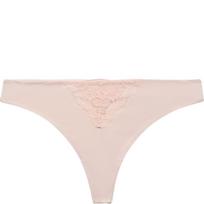Apatinė kostiumėlio dalis moterims, Rožinė, Hipster Lace Brazillian Thong