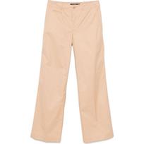 Kelnės moterims, Kūno, Full length flat front