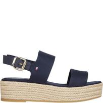 Basutės moterims, Mėlyna, Mid wedge sandal