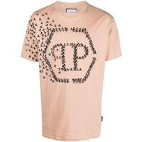 Marškinėliai trump. rankovėmis vyrams, Smėlio, T-shirt Round Neck SS