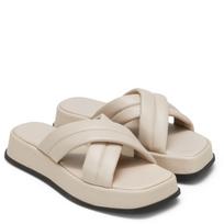 Basutės moterims, Smėlio, Clara  sandals