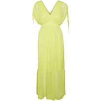 Maxi suknelė moterims, Geltona, VMTHEODORA SL V-NECK