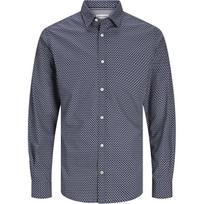 Marškiniai ilgomis rankovėmis vyrams, Marga, Matheo print detail shirt