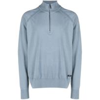 Megztinis vyrams, Pilka, Tencel-blend quarter sweater