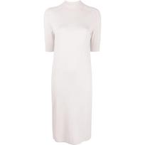 Megzta suknelė moterims, Pilka, Extra fine 1/2 sleeve dress