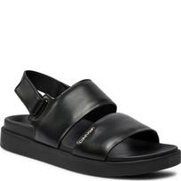 Basutės moterims, Juoda, Flat sandal