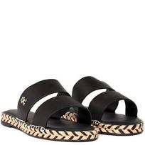 Šlepetės moterims, Juoda, Flat sandal