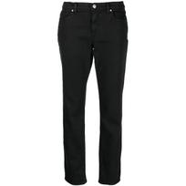 Aptempti džinsai moterims, Juoda, Trousers