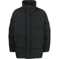 Pūkinė striukė vyrams, Juoda, Badge oversized puffer