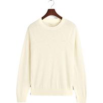 Megztinis vyrams, Geltona, COTTON LINEN C-NECK