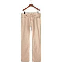 Regular džinsai vyrams, Smėlio, LINEN/COT REG JEANS